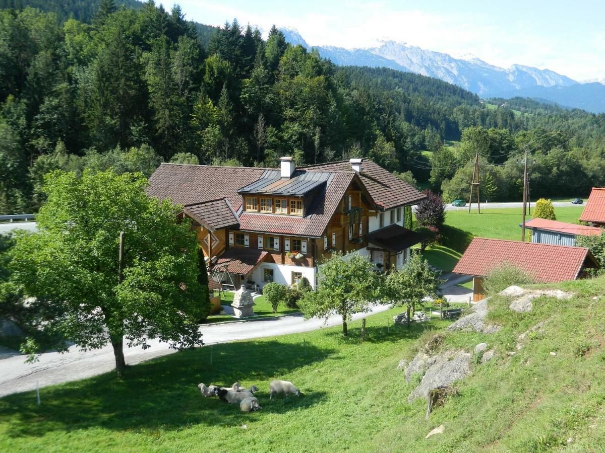 Reiters-Ferienhaus Russbach am Pass Gschütt Dış mekan fotoğraf