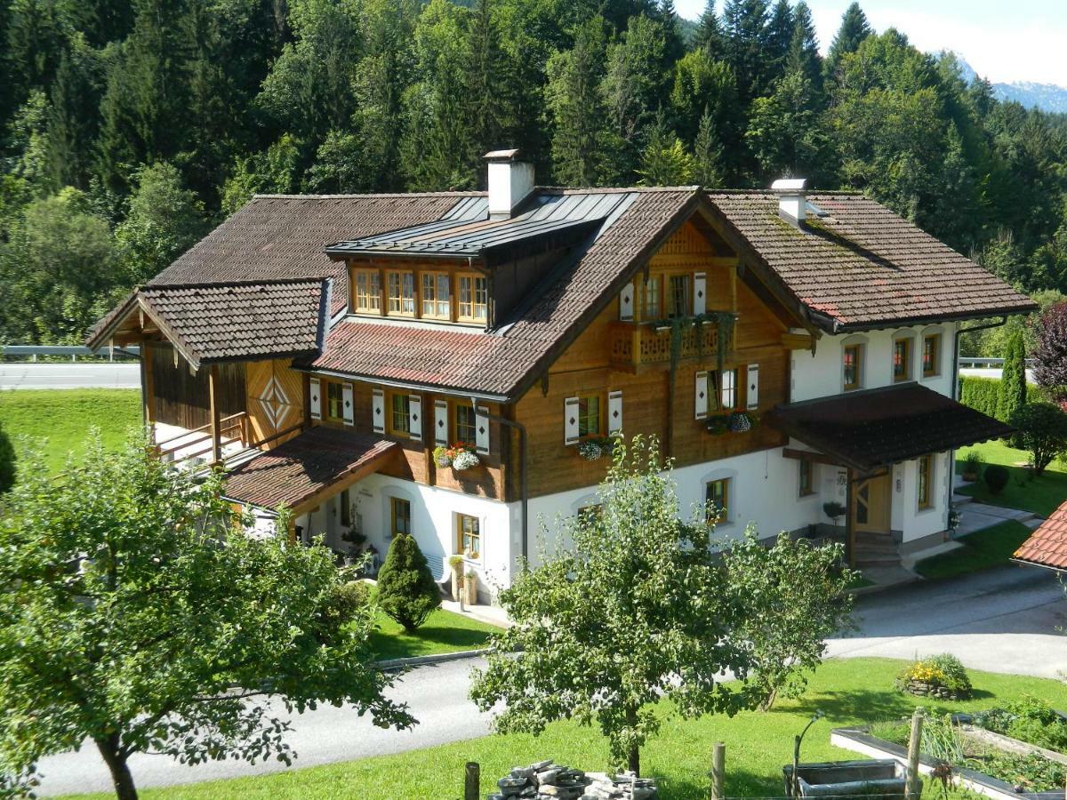 Reiters-Ferienhaus Russbach am Pass Gschütt Dış mekan fotoğraf